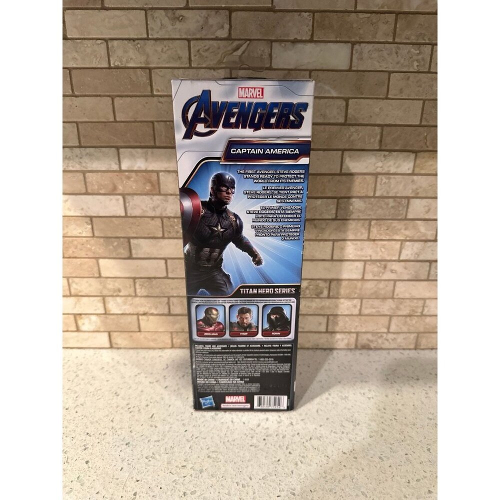 Captain America 12" Marvel Toy Action Figure Avengers Endgame Titan Hero Series - Picture 2 of 2